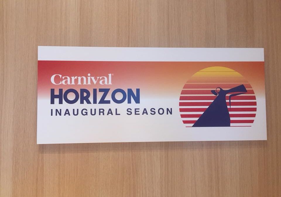 Studiereis op de Carnival Horizon – 20 t/m 22 april